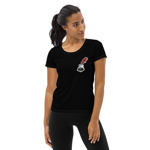 Quill & Ink Women's Athletic T-shirt Sublimated